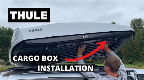 thule cargo box installation video